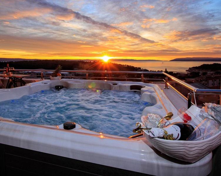 Fux Penthouse Whirlpool Meerblick Zadar Exteriör bild